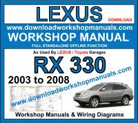 Lexus RX 330 workshop service repair manual